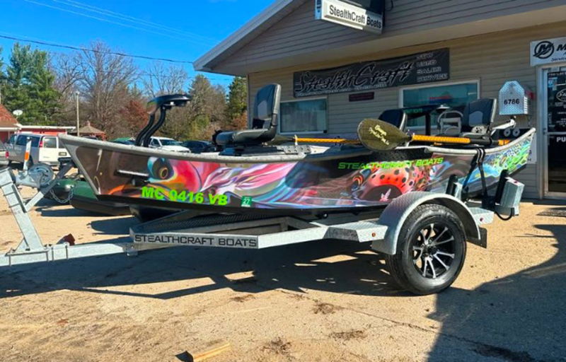 14ft 6in Skinny Skiff (AD Maddox Custom Veil) #1