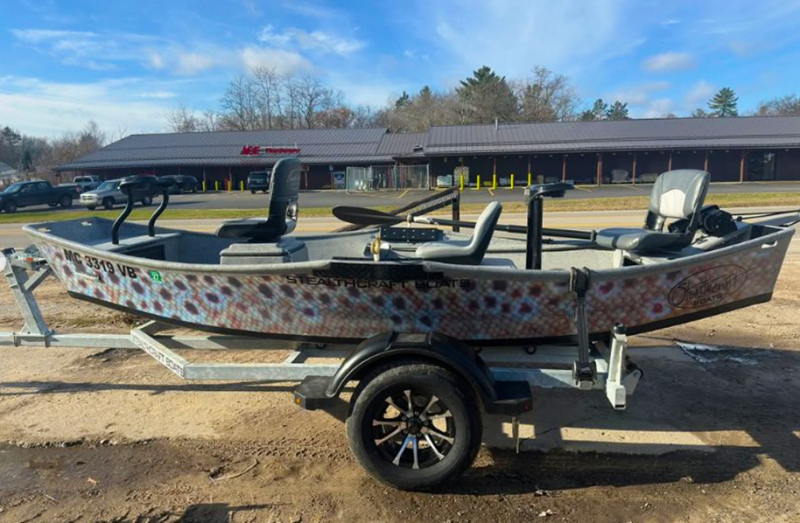 14ft 6in Skinny Skiff (Brown Trout Veil) #3