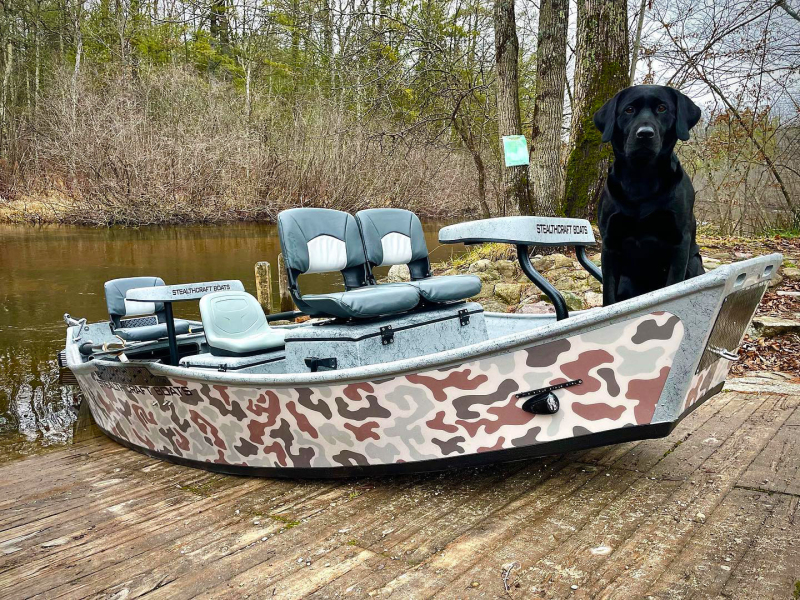 15ft Big Horn Skiff - StealthCraft Custom Veil #17