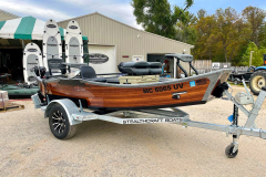 15ft Big Horn Skiff - Cherry Wood Grain Veil #12