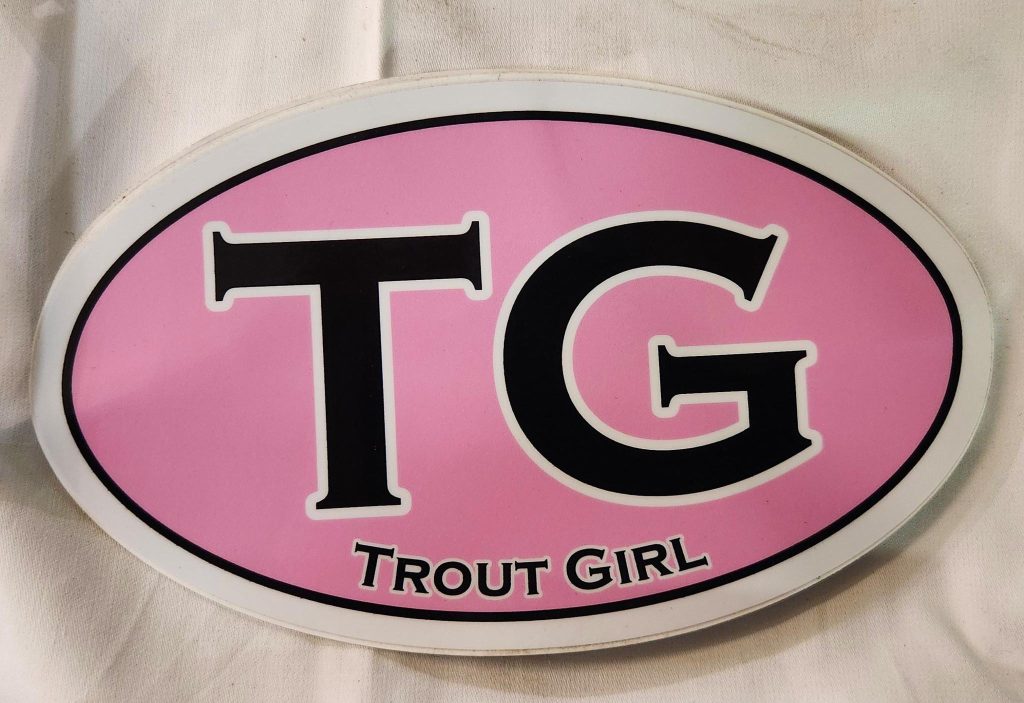 Trout Girl Sticker Stealth Craft Boats