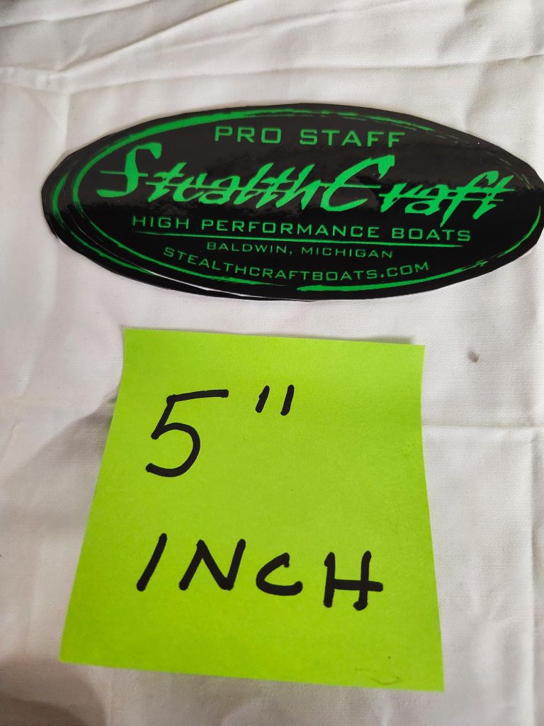 5″ StealthCraft Sticker (Black and Green) | Stealth Craft Boats